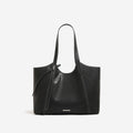 Oversized Soft Tote Bag – Contrast Stitch