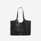Oversized Soft Tote Bag – Contrast Stitch