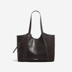 Oversized Soft Tote Bag – Contrast Stitch