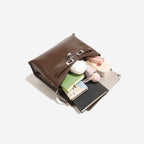 Structured Flap Shoulder Bag