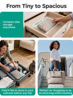 Expandable Foldable Travel Tote – 24L to 37L, Fits 15.6" Laptop