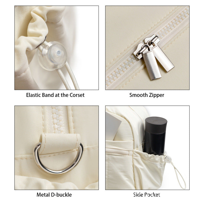 Quilted Puffer Duffle Tote Bag – Weekender