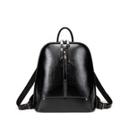 Vintage Oil Wax Leather Backpack – Zip Front