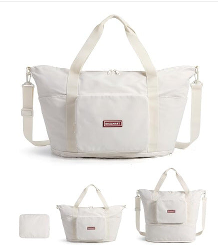 Expandable Foldable Travel Tote – 24L to 37L, Fits 15.6" Laptop