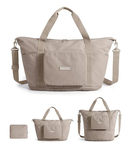 Expandable Foldable Travel Tote – 24L to 37L, Fits 15.6" Laptop